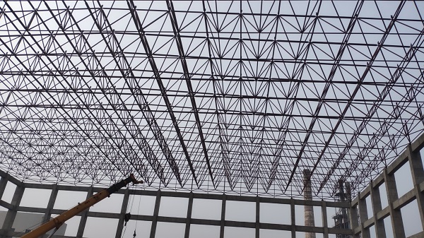 玻璃廠網架安裝